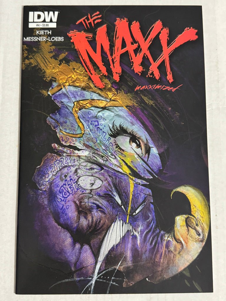 THE MAXX MAXXIMIZED #4 NM Sam Kieth Cover