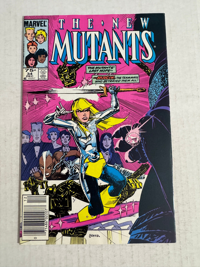 NEW MUTANTS #34 NM- CANADIAN PRICE VARIANT