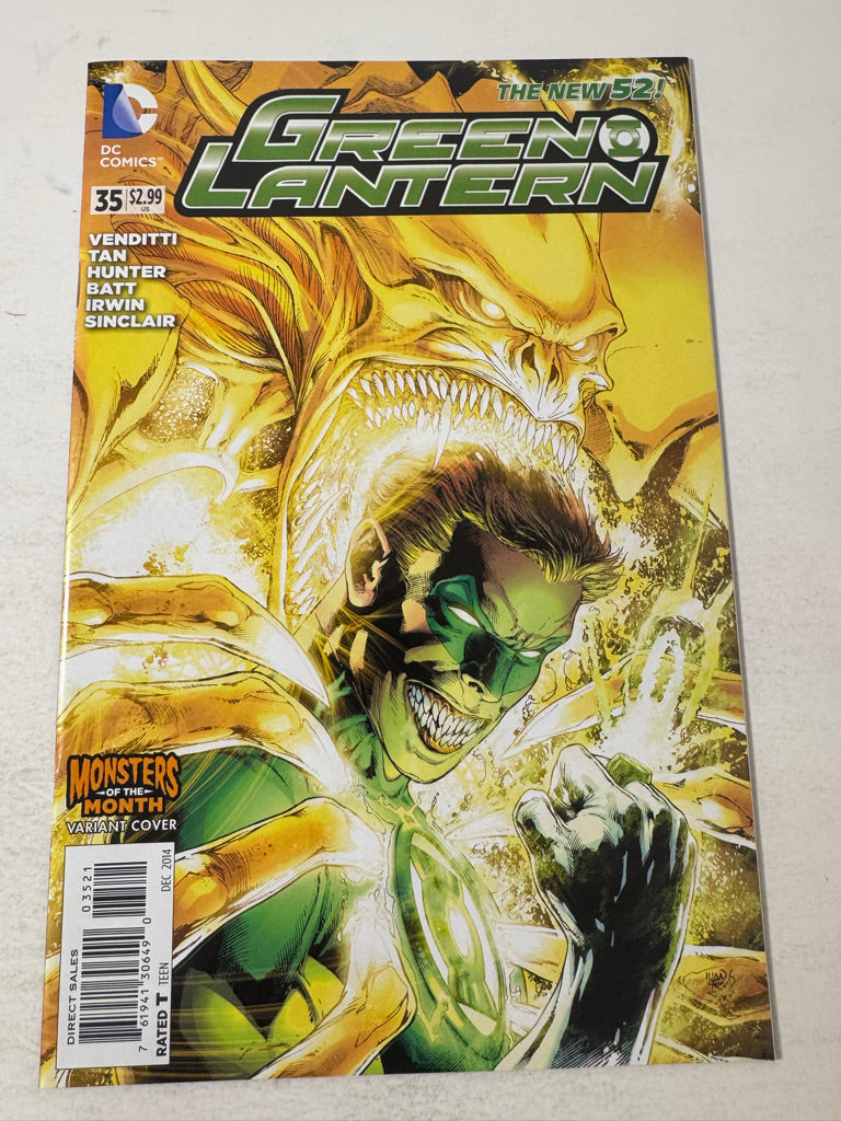 GREEN LANTERN #35 Vol 5 NM Monsters of The Month Variant