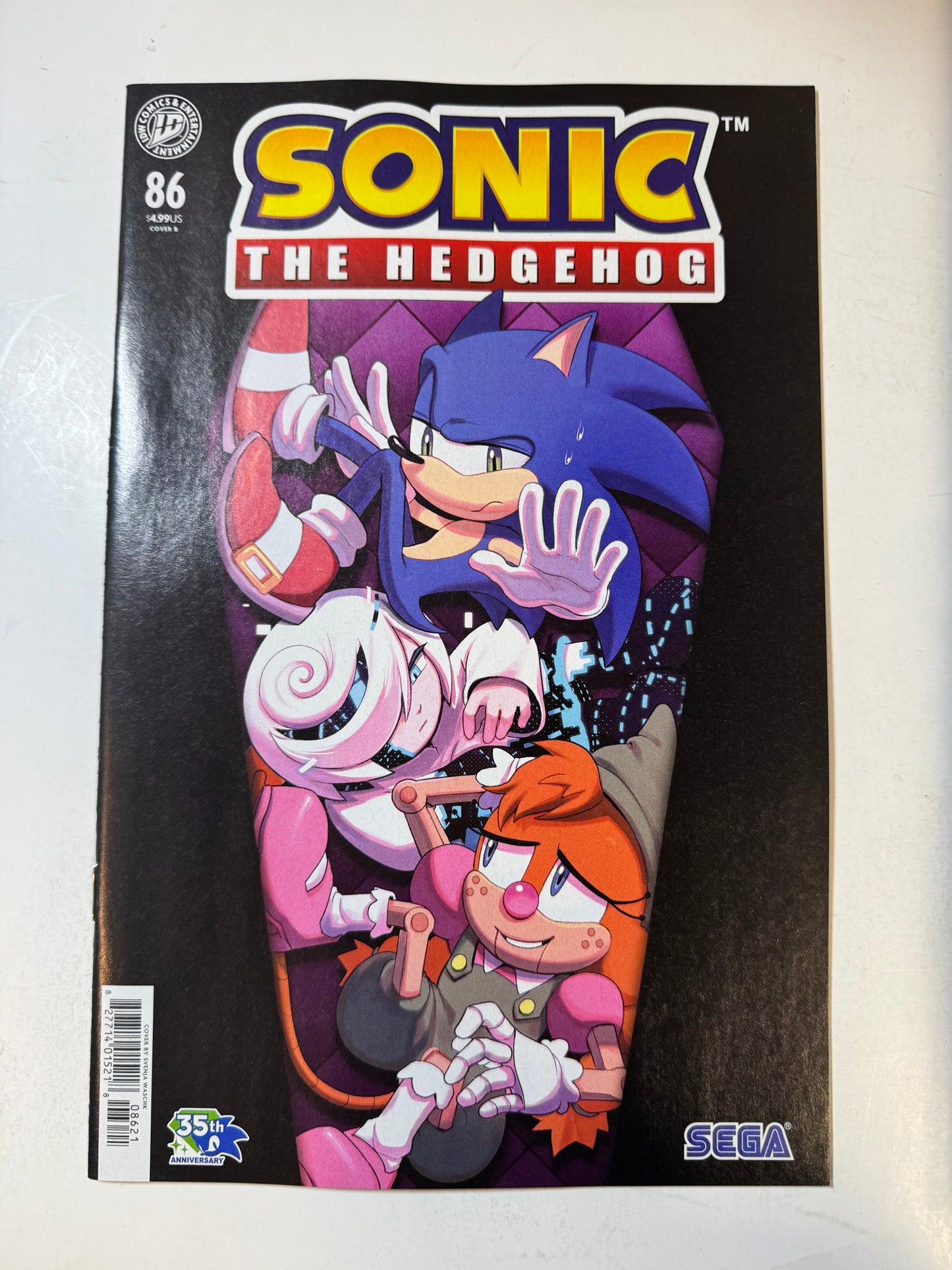 SONIC THE HEDGEHOG #86 NM Cover B Svenja Waschk Variant