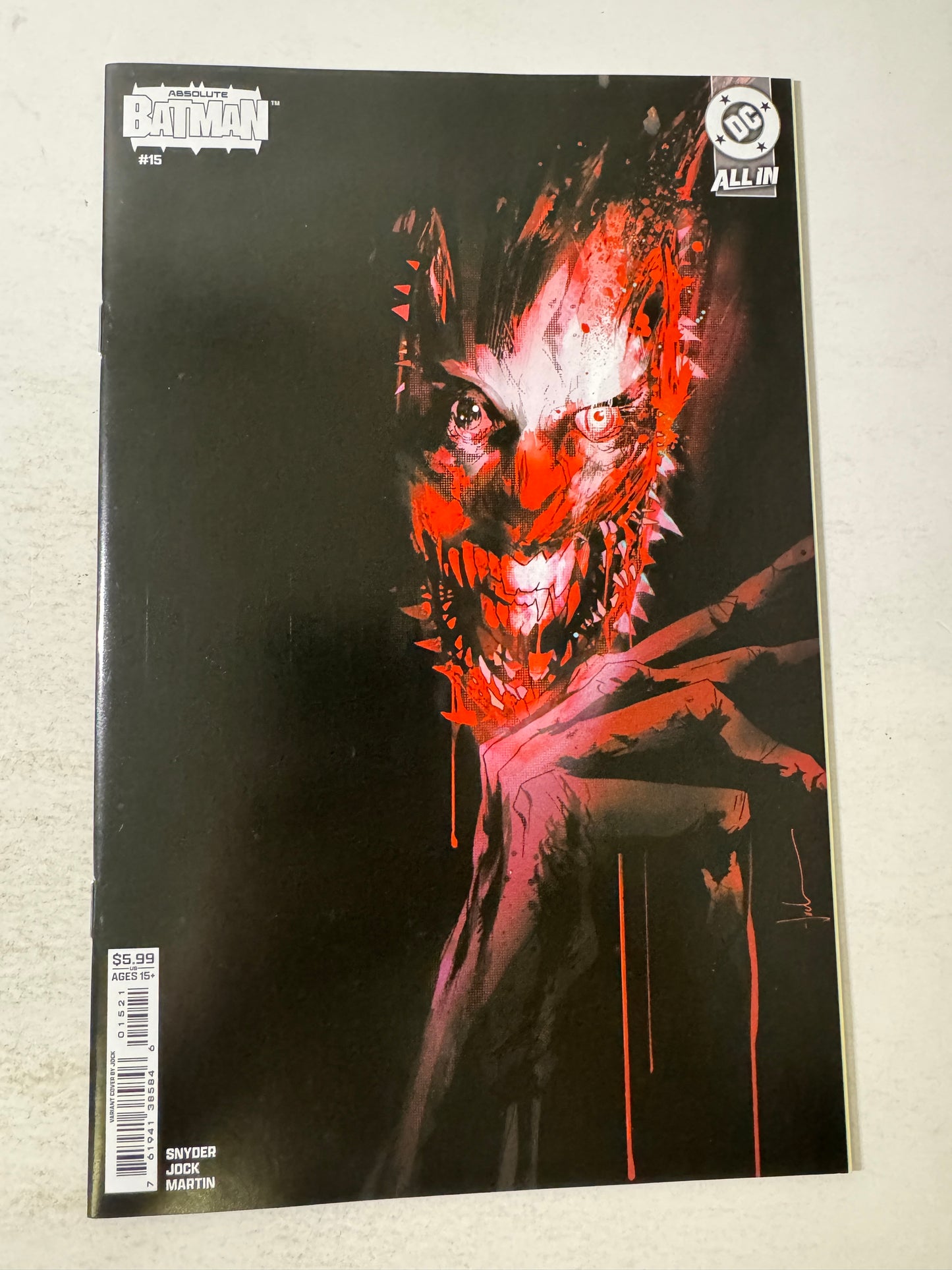 ABSOLUTE BATMAN #15 NM Jock Variant