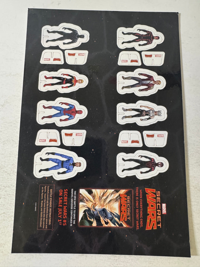 SECRET WARS PROMO STANDEE SHEET