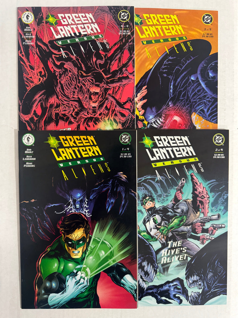 GREEN LANTERN VERSUS ALIENS #1-4 NM- SET