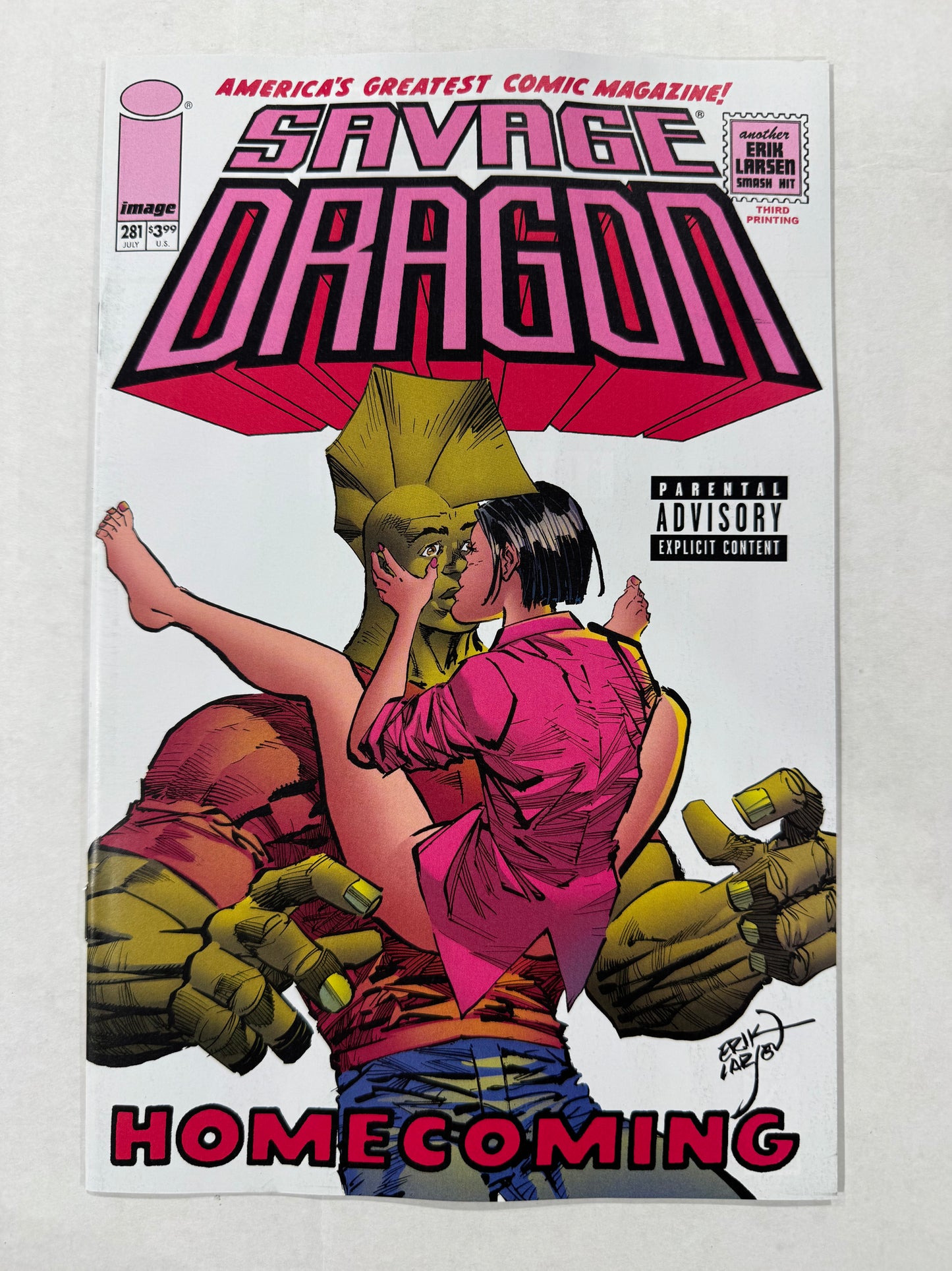 SAVAGE DRAGON #281 NM 3rd Print