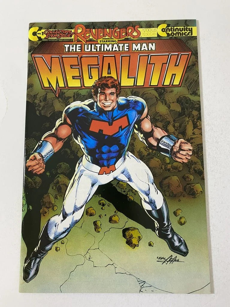 REVENGERS Featuring Megalith #1 VF+ Neal Adams Cover