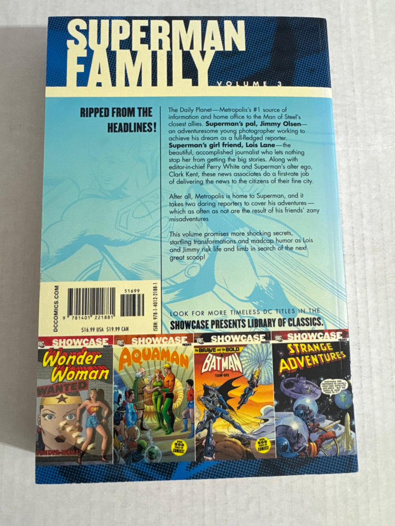 SHOWCASE PRESENTS SUPERMAN FAMILY Vol 3 TPB NM OOP
