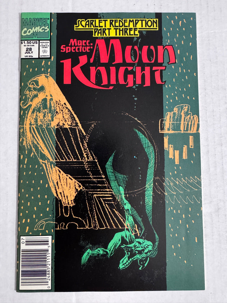 MARC SPECTOR: MOON KNIGHT #28 Bill Sienkiewicz Cover