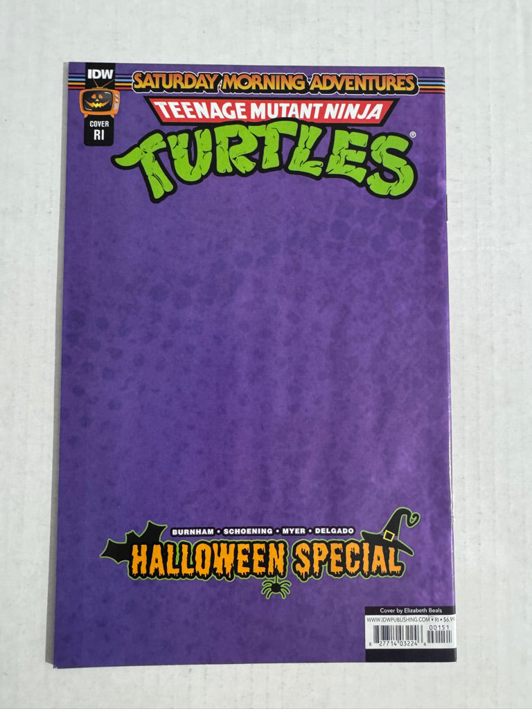 TEENAGE MUTANT NINJA TURTLES SATURDAY MORNING ADVENTURES HALLOWEEN SPECIAL NM 1:25 Virgin Variant