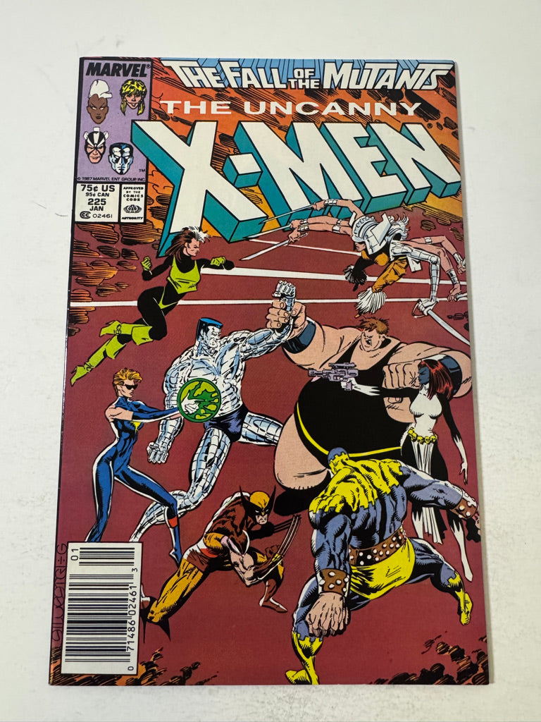 UNCANNY X-MEN #225 NM- NEWSSTAND