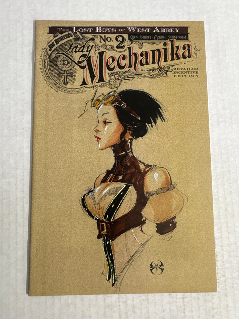 LADY MECHANIKA The Lost Boys of West Abbey #2 1:10 Joe Benitez Variant