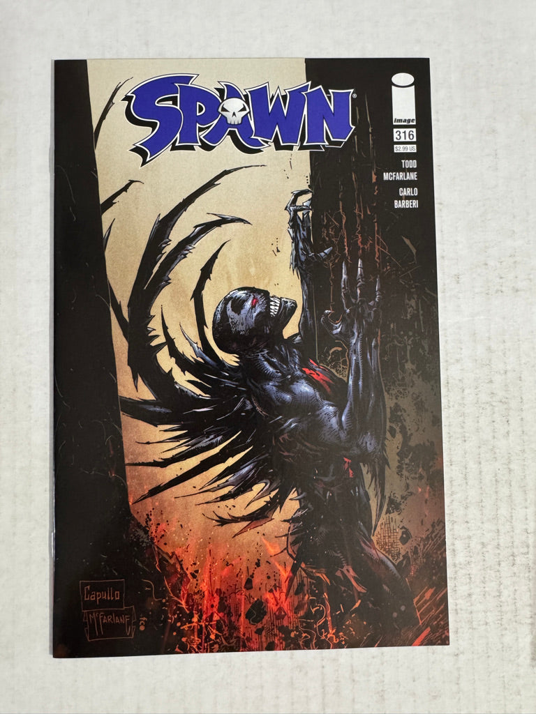 SPAWN #316 NM Capullo & Todd McFarlane Variant 1ST APPEARANCE