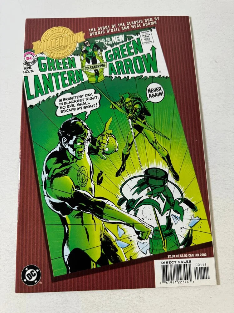 GREEN LANTERN GREEN ARROW #76 NM- Millennium Edition Variant