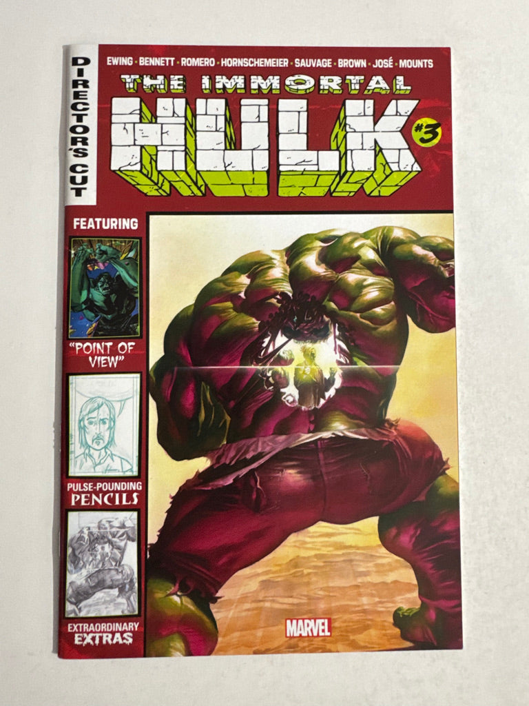 IMMORTAL HULK #3 NM Alex Ross Director's Cut Variant