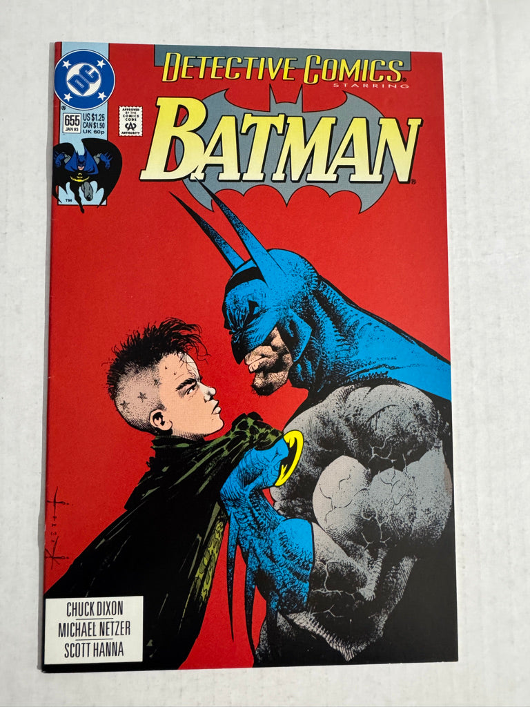 DETECTIVE COMICS #655 VF+ Sam Kieth Cover
