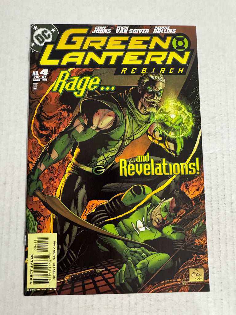 GREEN LANTERN REBIRTH #4 NM- Ethan Van Sciver Cover