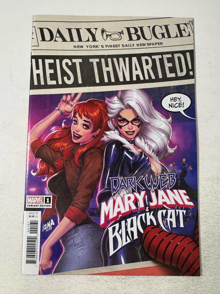 MARY JANE & BLACK CAT #1 NM David Nakayama Variant