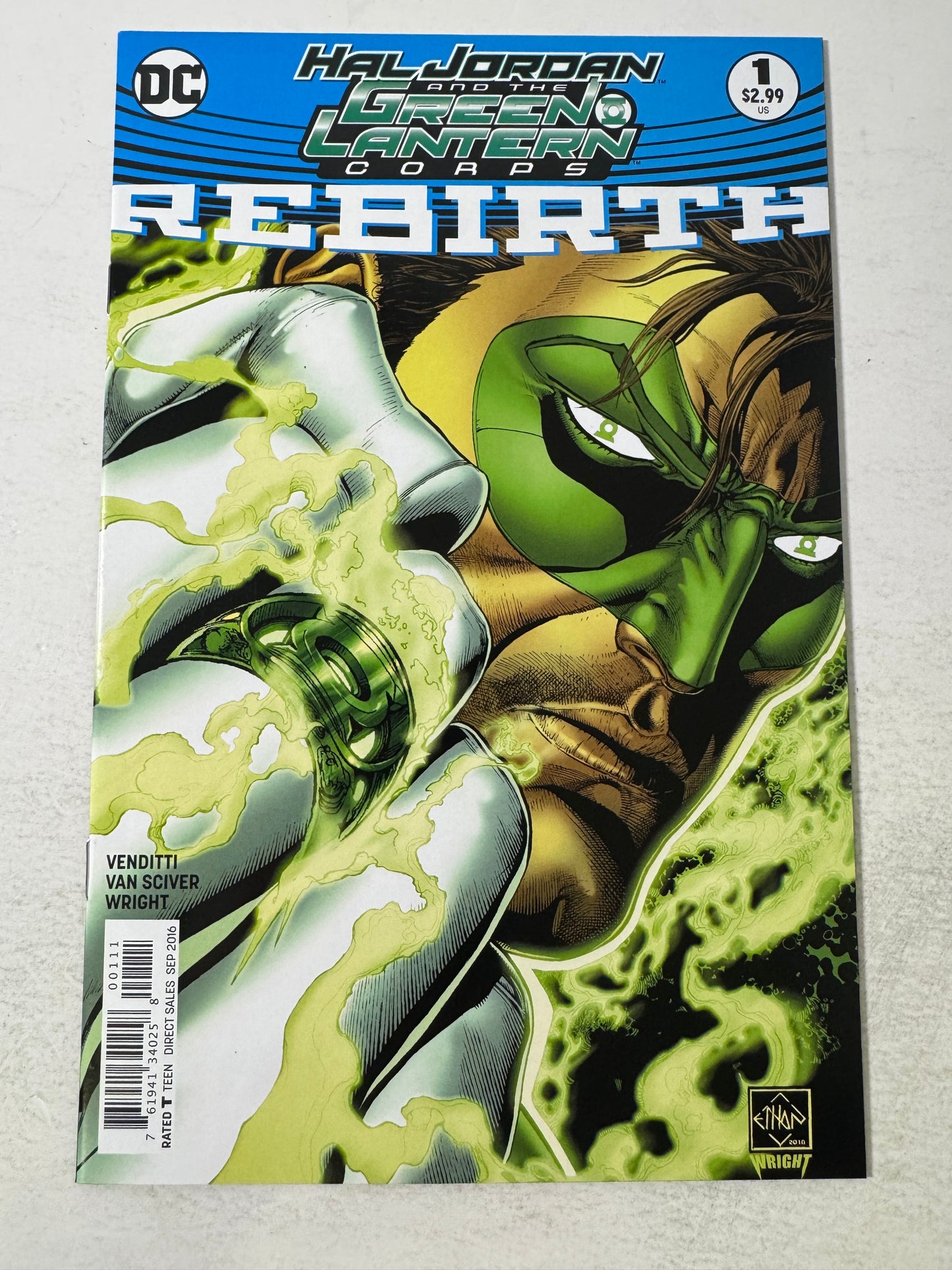 HAL JORDAN AND THE GREEN LANTERNS REBIRTH #1 NM Ethan Van Sciver Cover