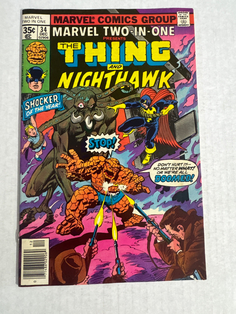 MARVEL TWO-IN-ONE #34 FN/VF