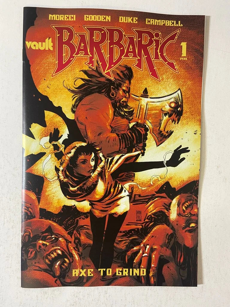 BARBARIC Axe To Grind #1 NM 1:10 Dani Variant