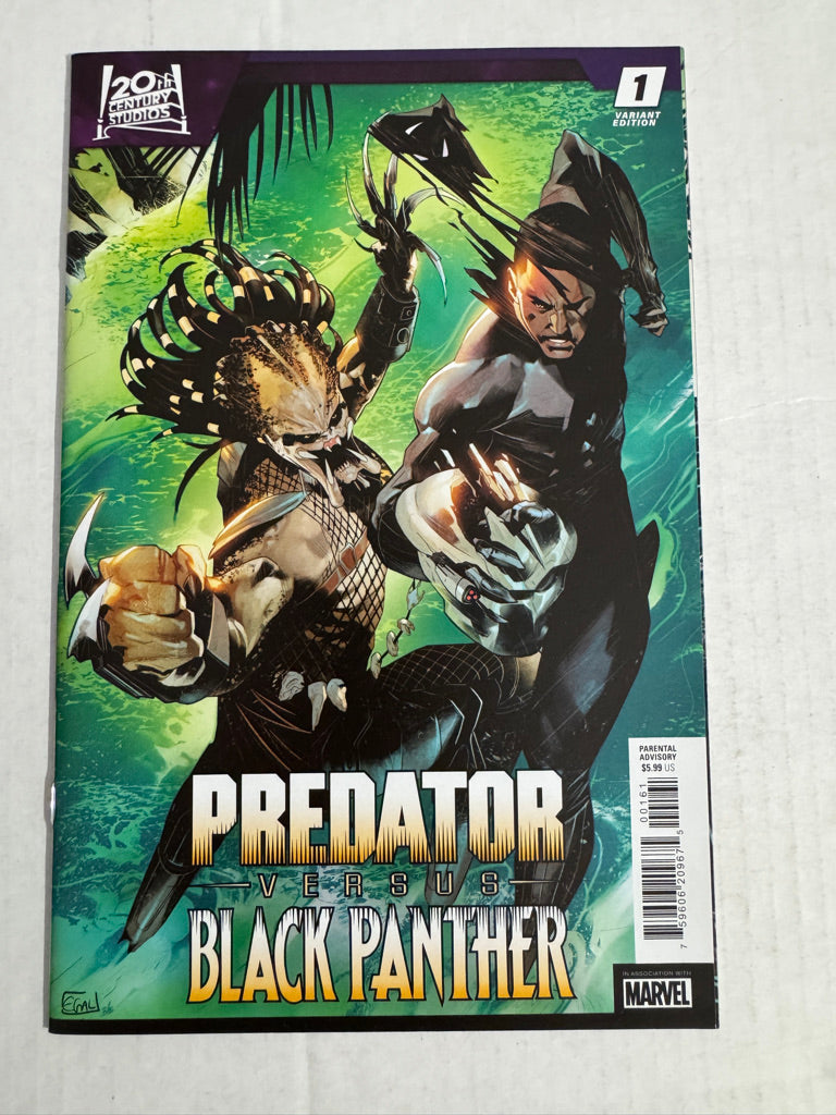 PREDATOR VERSUS BLACK PANTHER #1 NM Galmon Variant