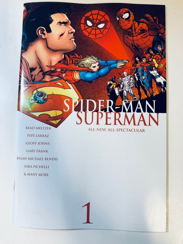 MARVEL / DC: SPIDER-MAN / SUPERMAN #1 NM 1:25 Giuseppe Camuncoli Homage Wraparound Variant