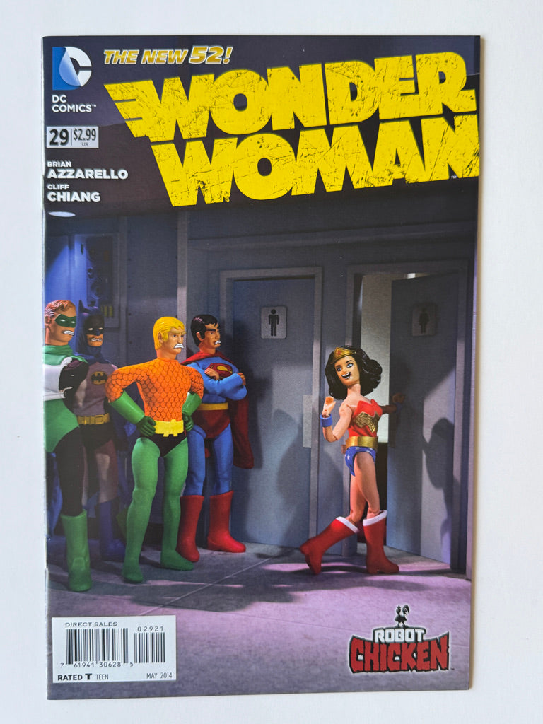 WONDER WOMAN #29 Vol 4 NM 1:25 Robot Chicken Variant