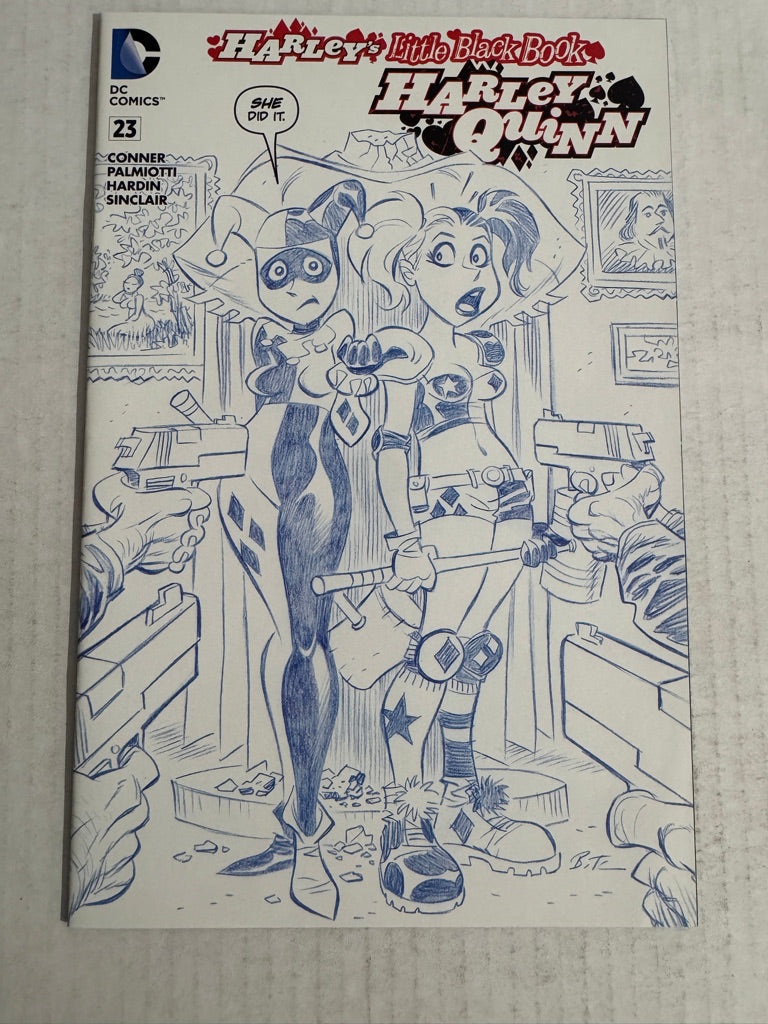 HARLEY QUINN #23 Vol 2 NM Bruce Timm Sketch Variant