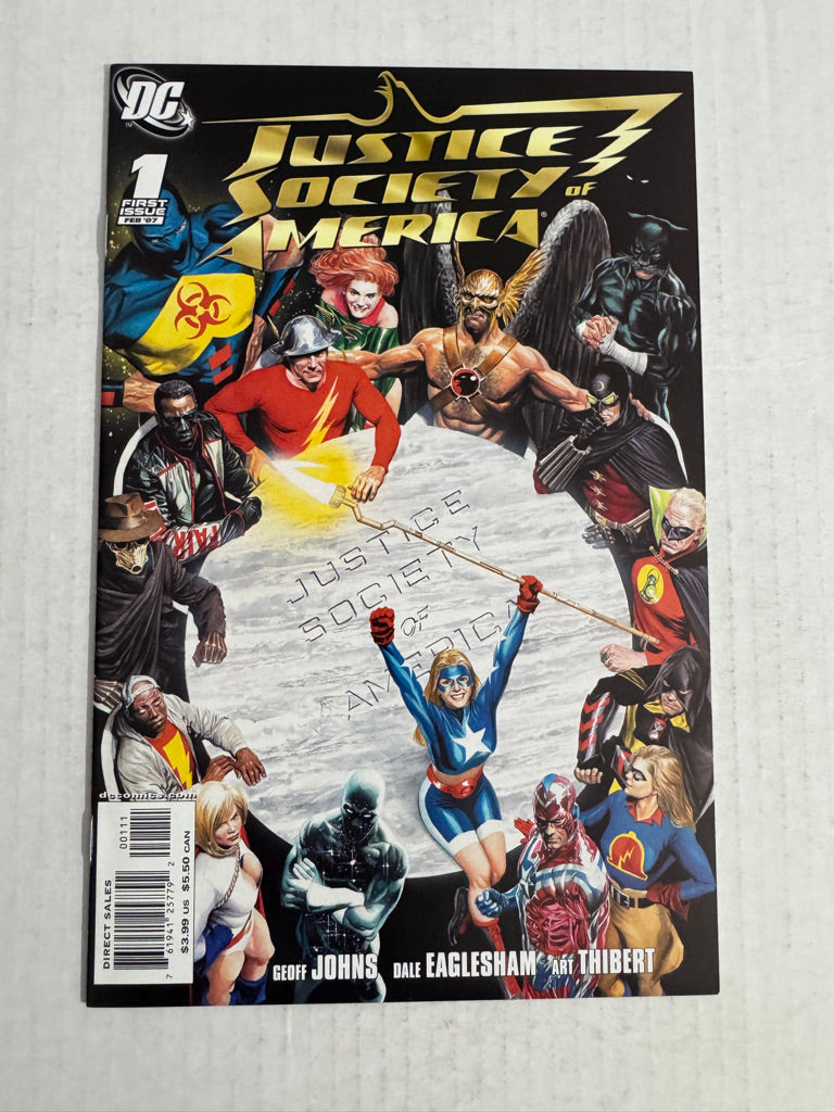 JUSTICE SOCIETY OF AMERICA #1 Vol 3 Alex Ross Cover 1ST APPEARANCE