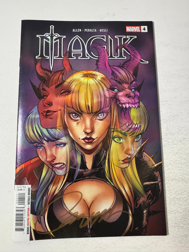 MAGIK #4 NM- J Scott Campbell Variant SIGNED