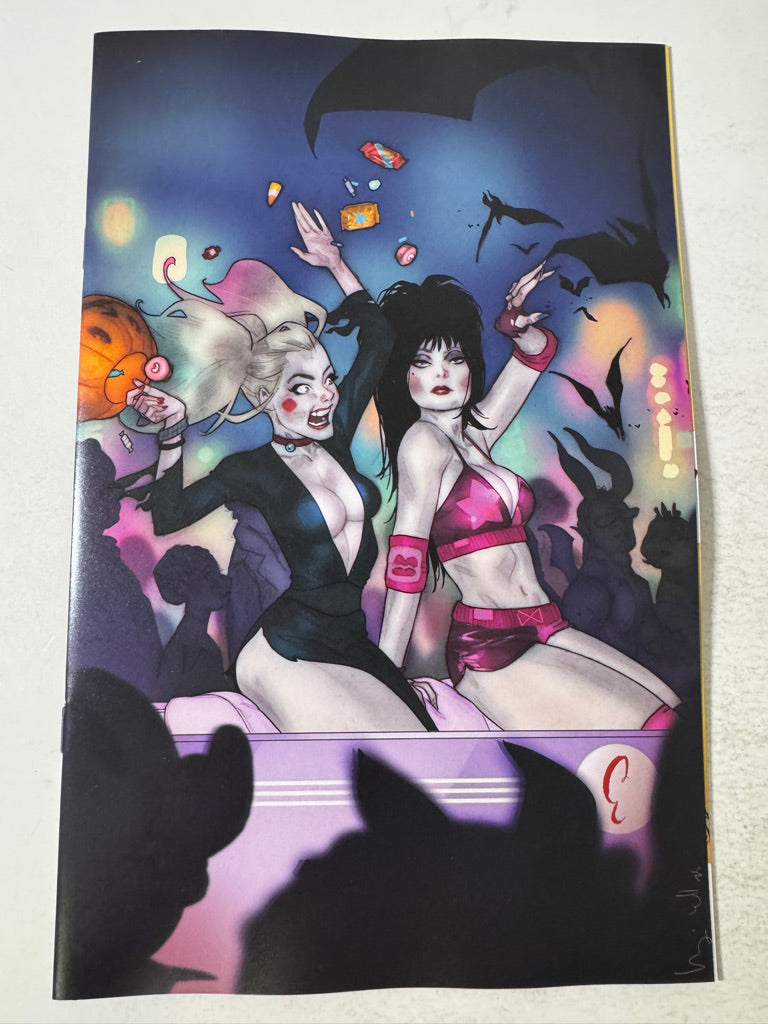 HARLEY QUINN X ELVIRA #6 NM 1:10Virgin Ben Caldwell Variant