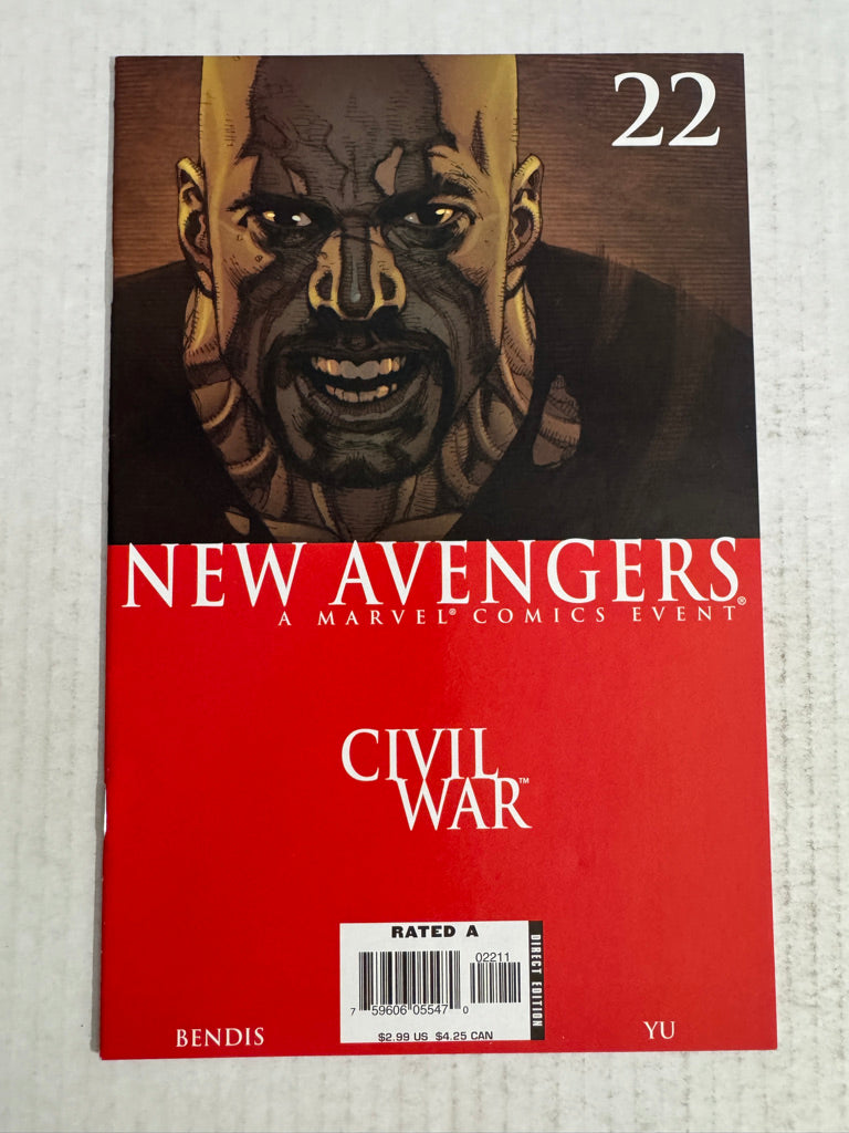 NEW AVENGERS #22 NM- Leinil Yu Cover