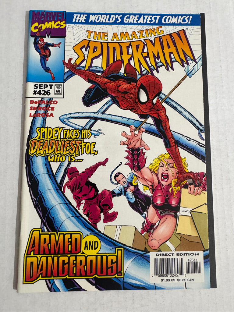 AMAZING SPIDER-MAN #426 NM Steve Skroce Cover