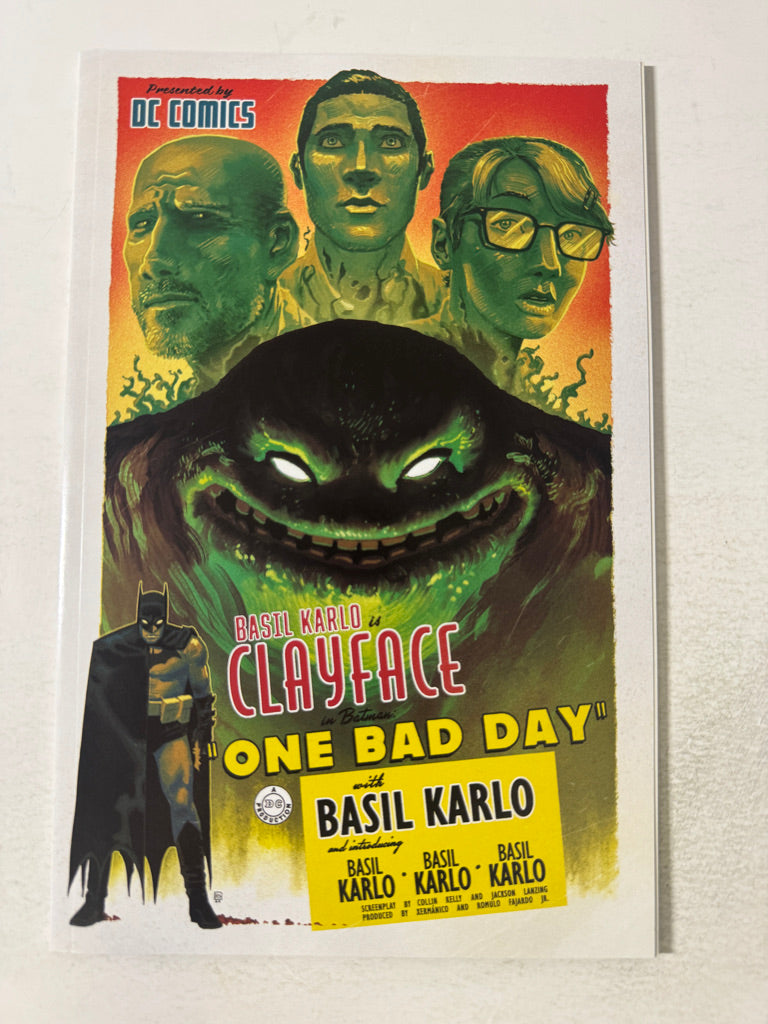 BATMAN ONE BAD DAY: CLAYFACE #1 NM 1:25 Hayden Sherman Variant
