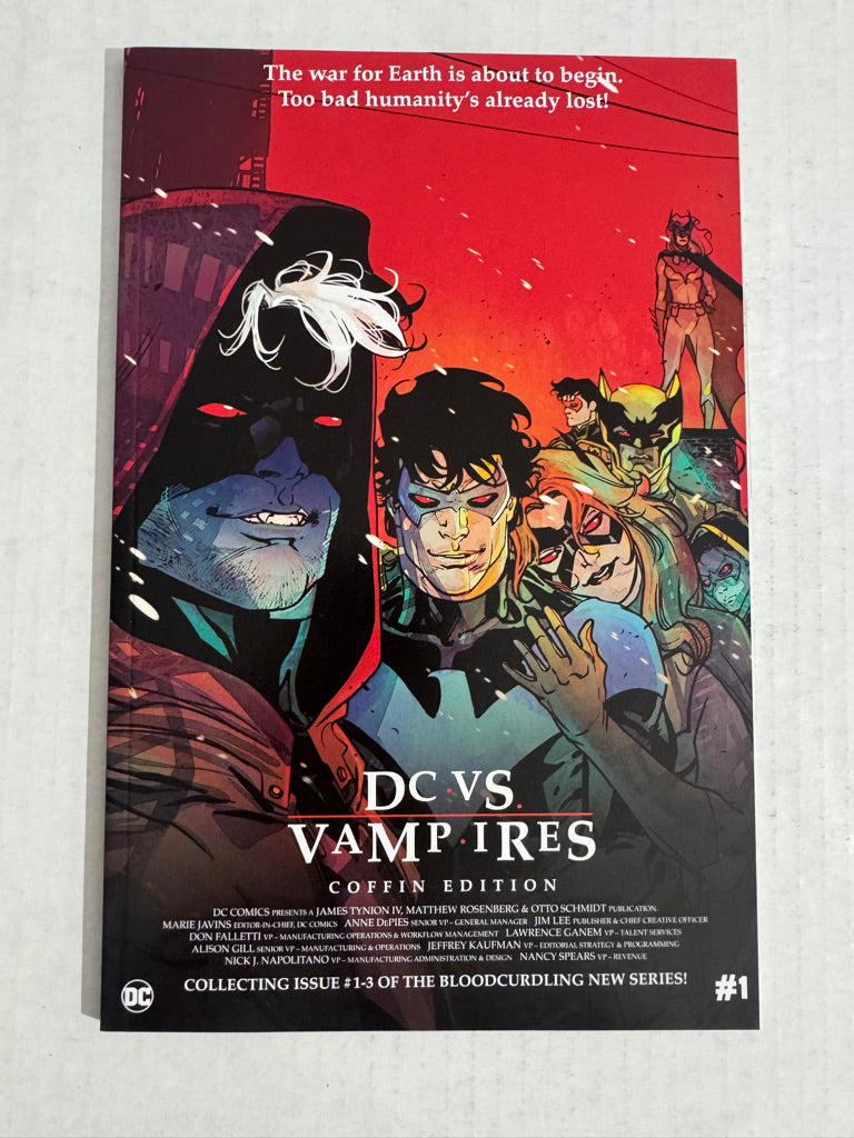 DC VS VAMPIRES #1 NM Coffin Edition Lost Boys Homage Cover