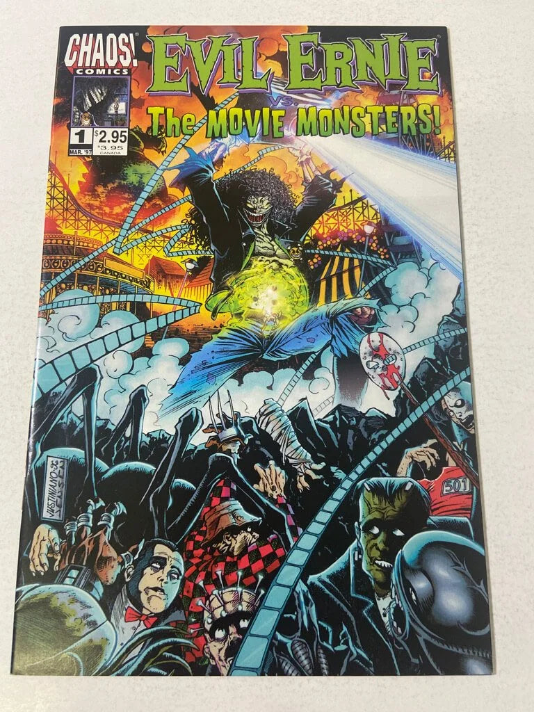 EVIL ERNIE Vs The Movie Monsters #1 NM