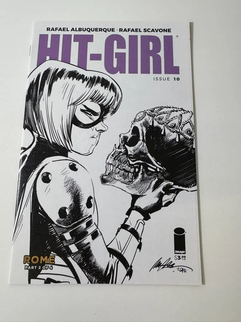 HIT-GIRL #10 Vol 2 NM B/W Albuquerque Variant
