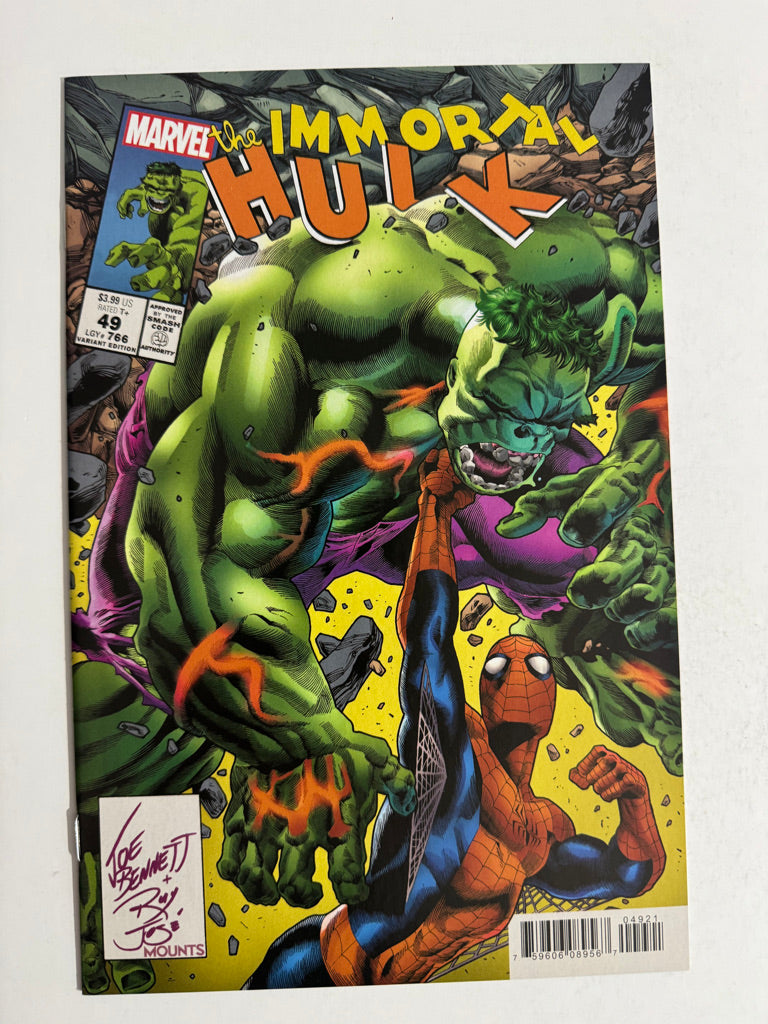 IMMORTAL HULK #49 NM Joe Bennett McFarlane Homage Variant