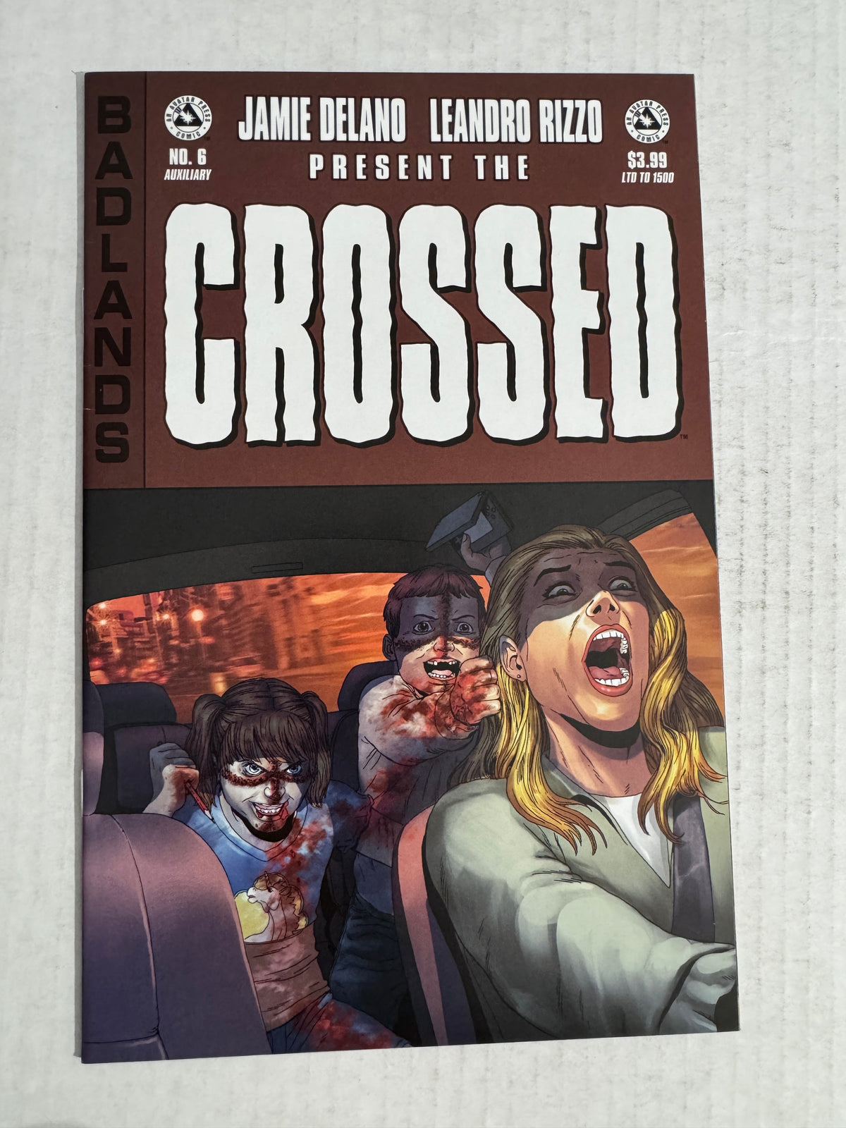 CROSSED BADLANDS #6 VF/NM Jacen Burrows Auxiliary Variant LTD 1500