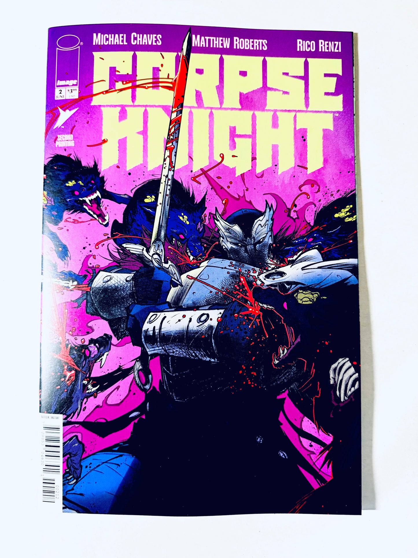 CORPSE KNIGHT #2 NM 2nd Print