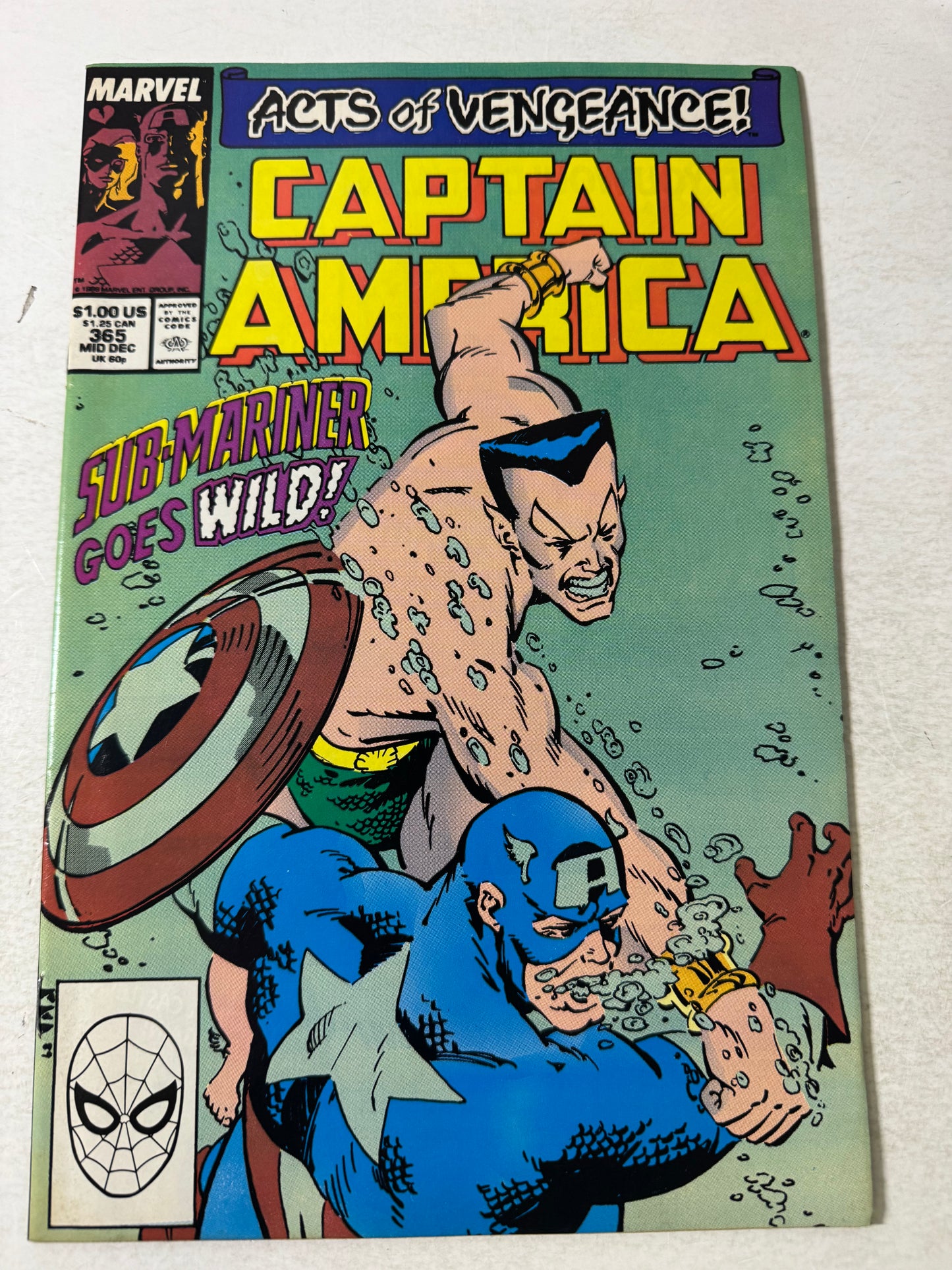 CAPTAIN AMERICA #365 VF