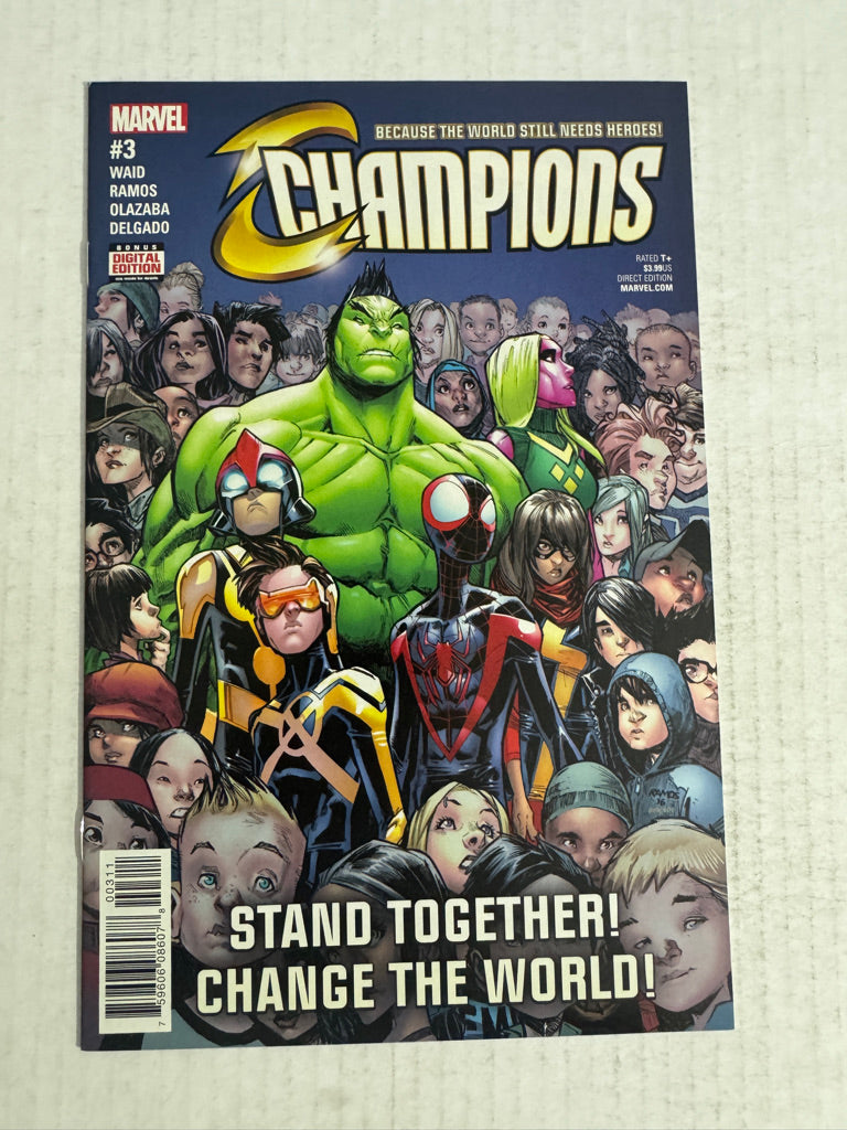 THE CHAMPIONS #3 Vol 2 NM Humberto Ramos Cover