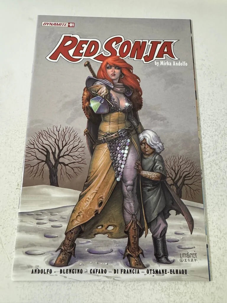RED SONJA #1 Vol 6 NM Joseph Michael Linsner C Variant (Dynamite)