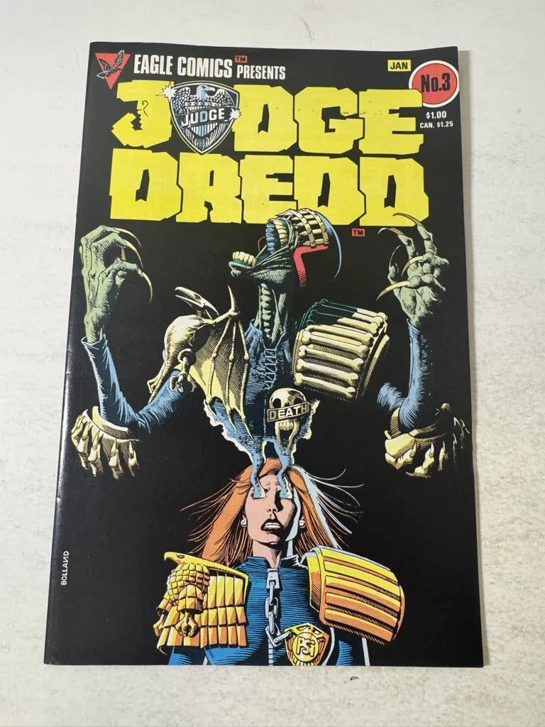 JUDGE DREDD #3 NM- Brian Bolland Cover