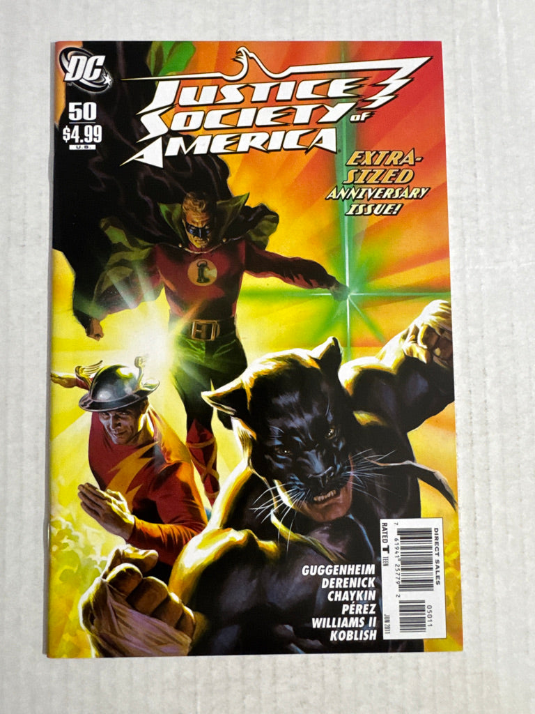 JUSTICE SOCIETY OF AMERICA #50 Vol 3 NM Massafera Cover