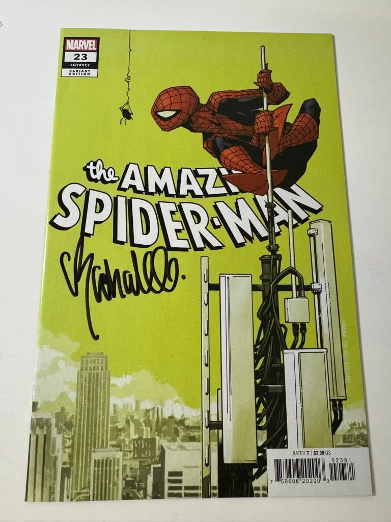 AMAZING SPIDER-MAN #23 Vol 6 NM Chris Bachalo Variant SIGNED