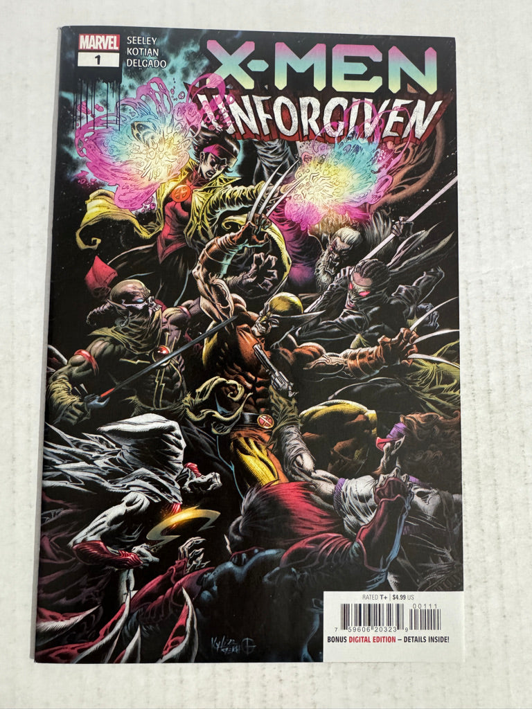 X-MEN UNFORGIVEN #1 NM Kyle Hotz Cover