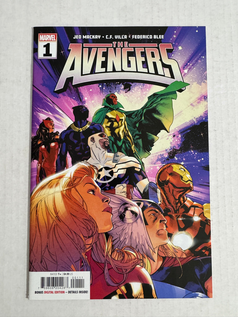 AVENGERS #1 Vol 8 NM Villa Cover
