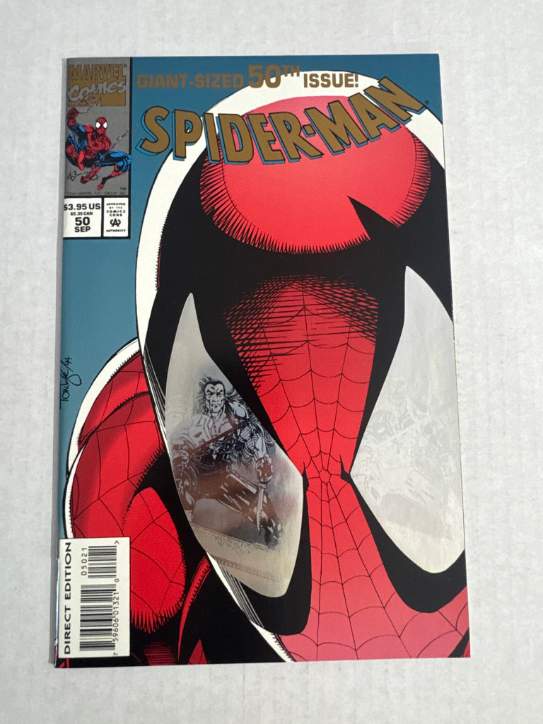SPIDER-MAN #50 NM Foil Cover