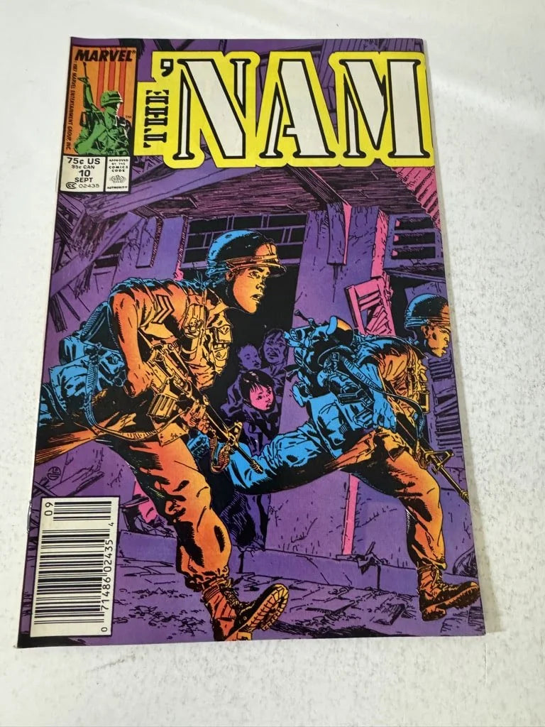 THE 'NAM #10 VF+ NEWSSTAND