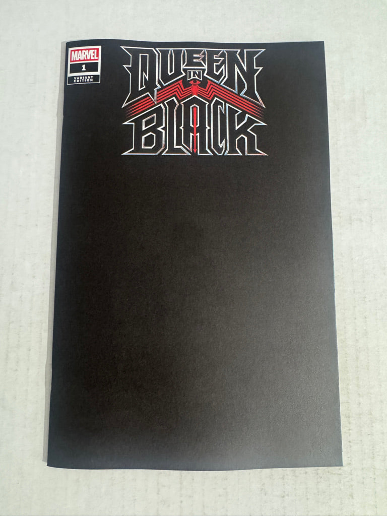 QUEEN IN BLACK #1 NM Black Blank Blind Bag Variant
